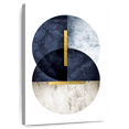 thumbnail image 1 of Elephant Stock Dark Navy Wall Art - Vertical Canvas Wall Art - Living Room Wall Decor - Abstract Canvas - White And Gold Decor By Urban Epiphany - 32" x 48", 1 of 8