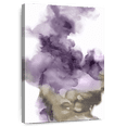 thumbnail image 1 of Elephant Stock Derive In Amethyst I Wall Art - Vertical Canvas Wall Art - Living Room Wall Decor - Abstract Canvas - White And Purple Decor By Daniela Hudson - 26" x 39", 1 of 8
