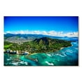 thumbnail image 1 of Elephant Stock Diamond Head View Wall Art - Horizontal Canvas Wall Art - Living Room Wall Decor - Places Canvas - Teal And Green Decor - 51" x 34", 1 of 4