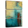 thumbnail image 1 of Elephant Stock Distant Limit Ii Wall Art - Vertical Multi Panel Canvas - Living Room Wall Decor - Abstract Multi Panel - Yellow And Red Decor By Erin Ashley - 32" x 50", 1 of 3