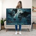 thumbnail image 1 of Elephant Stock Diving Push Pin Hobby Map I Wall Art - Map Canvas Art - 48" x 32", 1 of 8