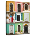thumbnail image 1 of Elephant Stock Doors In San Juan Wall Art - Vertical Canvas Wall Art - Living Room Wall Decor - Architecture Canvas - Green And Gold Decor - 26" x 39", 1 of 8