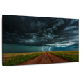 thumbnail image 1 of Elephant Stock Double Lightning In Colorado Wall Art - Horizontal Canvas Wall Art - Living Room Wall Decor - Nature Canvas - Teal And Blue Decor - 36" x 24", 1 of 8