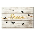 thumbnail image 1 of Elephant Stock Dream Typography V Wall Art - Horizontal Canvas Wall Art - Living Room Wall Decor - Inspirational And Typography Canvas - Black And Beige Decor - 45" x 30", 1 of 4