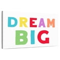 thumbnail image 1 of Elephant Stock Dream Wall Art - Horizontal Canvas Wall Art - Living Room Wall Decor - Inspirational And Typography Canvas - White And Red Decor By Daniela Santiago - 36" x 24", 1 of 8