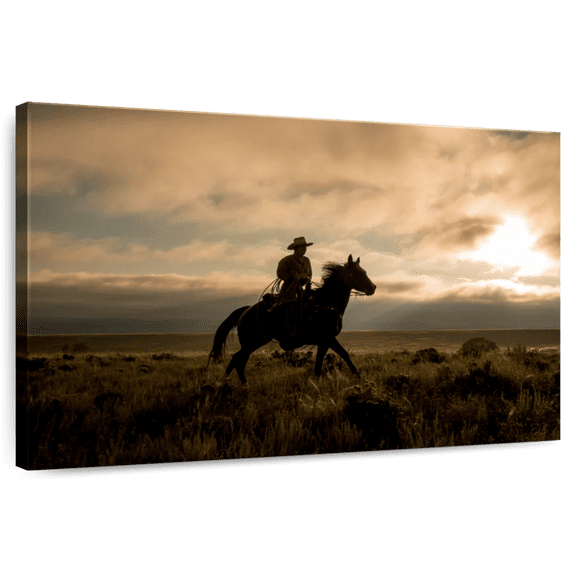 Elephant Stock The Drive Wall Art - Horizontal Canvas Wall Art - Living Room Wall Decor - Transportation Canvas - Brown And Green Decor By Dan Ballard - 12" x 8"