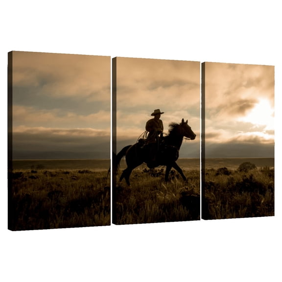 Elephant Stock The Drive Wall Art - Horizontal Multi Panel Canvas - Living Room Wall Decor - Transportation Multi Panel - Brown And Green Decor By Dan Ballard - 45" x 28"