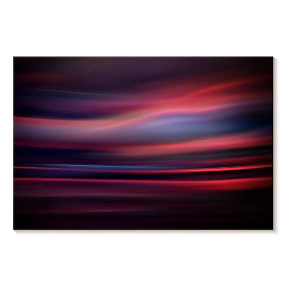 Elephant Stock Dusk Iii Wall Art - Horizontal Canvas Wall Art - Living Room Wall Decor - Abstract Canvas - Black And Brown Decor By Ursula Abresch - 12" x 8"