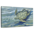thumbnail image 1 of Elephant Stock East Point Sea Turtle Wall Art - Horizontal Canvas Wall Art - Living Room Wall Decor - Animal Canvas - Blue And Green Decor By Paul Brent - 39" x 26", 1 of 8