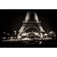thumbnail image 1 of Elephant Stock The Eiffel Tower After Dark I Wall Art - Horizontal Canvas Wall Art - Living Room Wall Decor - Photography Architecture Canvas - Black And Graydecor By Scott Stulberg - 12" x 8", 1 of 4