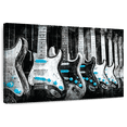 thumbnail image 1 of Elephant Stock Electric Guitars Pop Wall Art - Horizontal Canvas Wall Art - Living Room Wall Decor - Music Canvas - Black And Gray Decor - 12" x 8", 1 of 8
