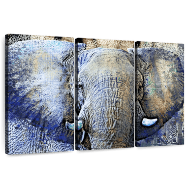 Elephant Stock Gavel And Scales Wall Art - Horizontal Multi Panel ...