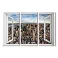 thumbnail image 1 of Elephant Stock Empire State Building And The Nyc Skyline Ii Wall Art - Horizontal Multi Panel Canvas - Living Room Wall Decor - Places Multi Panel - Blue And Beige Decor By Scott Stulberg - 23" x 14", 1 of 4