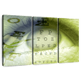 thumbnail image 1 of Elephant Stock Eye Vision Wall Art - Horizontal Multi Panel Canvas - Living Room Wall Decor - Profession Multi Panel - Green And Gray Decor - 57" x 36", 1 of 8
