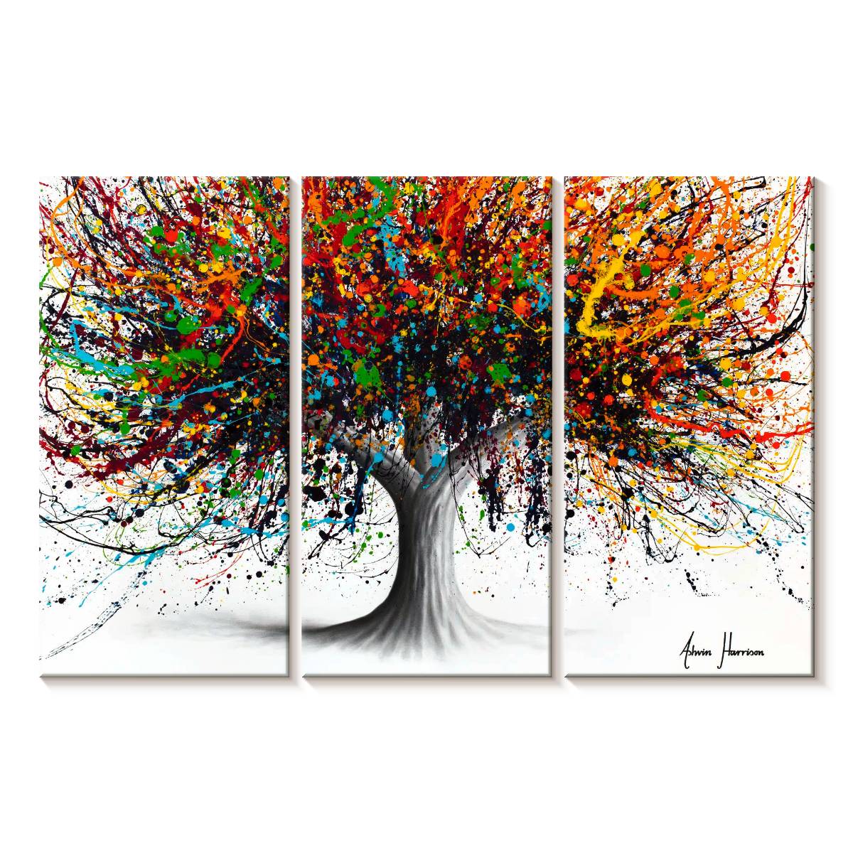 Elephant Stock Festival Flavour Tree Wall Art - Horizontal Multi Panel ...