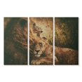 thumbnail image 1 of Elephant Stock We Fly Together Wall Art - Horizontal Multi Panel Canvas - Living Room Wall Decor - Animal Multi Panel - Brown And Yellow Decor By Mohammed Alnaser - 50" x 32", 1 of 4