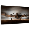 thumbnail image 1 of Elephant Stock Flying Fortress Airplane Wall Art - Horizontal Canvas Wall Art - Living Room Wall Decor - Transportation Canvas - Black And Gray Decor - 12" x 8", 1 of 8