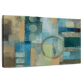 thumbnail image 1 of Elephant Stock Focal Point Wall Art - Horizontal Canvas Wall Art - Living Room Wall Decor - Abstract Canvas - Brown And Blue Decor By Silvia Vassileva - 36" x 24", 1 of 8
