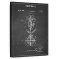 thumbnail image 1 of Elephant Stock Football Bw Patent Wall Art - Vertical Canvas Wall Art - Hallway Wall Decor - Patent Canvas - White And Black Decor - 34" x 51", 1 of 8