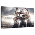 thumbnail image 1 of Elephant Stock Football Players Wall Art - Sports Canvas Canvas - 12" x 8", 1 of 8