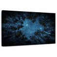thumbnail image 1 of Elephant Stock Forest At Night Wall Art - Horizontal Canvas Wall Art - Living Room Wall Decor - Astronomy & Space Canvas - Black And Green Decor - 12" x 8", 1 of 8