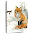 thumbnail image 1 of Elephant Stock Fox And Friend Wall Art - Vertical Canvas Wall Art - Living Room Wall Decor - Animal Canvas - White And Orange Decor By Carol Robinson - 32" x 48", 1 of 8