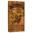 thumbnail image 1 of Elephant Stock Fresh Grapes Wall Sign Wall Art - Wall Signs Canvas Canvas - 15" x 30", 1 of 8