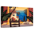thumbnail image 1 of Elephant Stock Fresh Ocean Breeze I Wall Art - Horizontal Canvas Wall Art - Bedroom Wall Decor - Beach Canvas - Green And Blue Decor By Elizabeth Wright - 12" x 8", 1 of 8