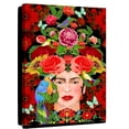 thumbnail image 1 of Elephant Stock Frida A Love Story Wall Art - Vertical Canvas Wall Art - Living Room Wall Decor - People Canvas - Red And Green Decor By Hue And Mi And Sangita - 32" x 48", 1 of 8