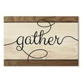 thumbnail image 1 of Elephant Stock Gather Typography Iii Wall Art - Horizontal Canvas Wall Art - Living Room Wall Decor - Wall Signs Canvas - Beige And Brown Decor - 39" x 26", 1 of 4