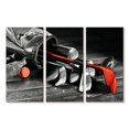 thumbnail image 1 of Elephant Stock Golf Equipment Pop Wall Art - Horizontal Multi Panel Canvas - Living Room Wall Decor - Sports Multi Panel - Black And Gray Decor - 23" x 14", 1 of 4