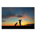 thumbnail image 1 of Elephant Stock Golfing At Sunset Wall Art - Horizontal Canvas Wall Art - Living Room Wall Decor - Sports Canvas - Black And Orange Decor - 12" x 8", 1 of 4