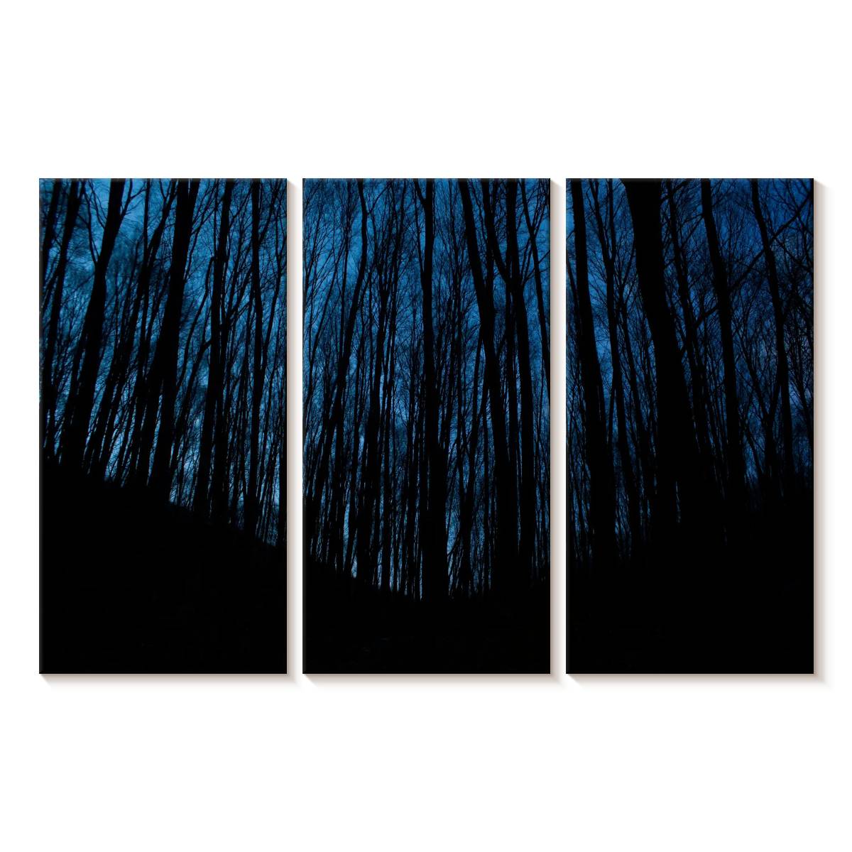 Elephant Stock Gothic Forest Wall Art - Horizontal Multi Panel Canvas ...