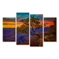 thumbnail image 1 of Elephant Stock Grand Canyon Juniper Tree Wall Art - Horizontal Multi Panel Canvas - Living Room Wall Decor - Floral And Botanical Multi Panel - Orange And Green Decor - 30" x 18", 1 of 4