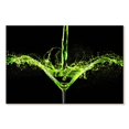 thumbnail image 1 of Elephant Stock Green Cocktail Wall Art - Horizontal Canvas Wall Art - Living Room Wall Decor - Food And Drink Canvas - Black And Green Decor - 39" x 26", 1 of 4