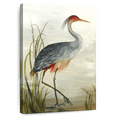 thumbnail image 1 of Elephant Stock Grey Heron Wall Art - Vertical Canvas Wall Art - Hallway Wall Decor - Animal Canvas - Green And Red Decor By Aimee Wilson - 20" x 30", 1 of 8