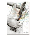 thumbnail image 1 of Elephant Stock The Guitar Solo Wall Art - Vertical Canvas Wall Art - Living Room Wall Decor - Music Canvas - Orange And White Decor By Ashvin Harrison - 30" x 45", 1 of 4