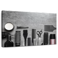 thumbnail image 1 of Elephant Stock Hair Styling Devices Wall Art - Horizontal Canvas Wall Art - Lobby Wall Decor - Fashion And Beauty Canvas - Black And Gray Decor - 51" x 34", 1 of 8