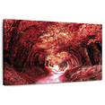 thumbnail image 1 of Elephant Stock Halnaker Tree Path Wall Art - Horizontal Canvas Wall Art - Living Room Wall Decor - Nature Canvas - Red And Black Decor - 36" x 24", 1 of 8