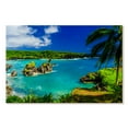 thumbnail image 1 of Elephant Stock Hana Beach Wall Art - Horizontal Canvas Wall Art - Living Room Wall Decor - Beach Canvas - Blue And Green Decor - 12" x 8", 1 of 4