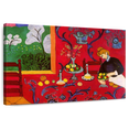 thumbnail image 1 of Elephant Stock Harmony In Red Wall Art - Horizontal Canvas Wall Art - Living Room Wall Decor - People Canvas - Red And Black Decor By Henri Matisse - 24" x 16", 1 of 8