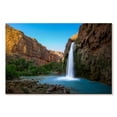 thumbnail image 1 of Elephant Stock Havasu Falls Wall Art - Horizontal Canvas Wall Art - Living Room Wall Decor - Nature Canvas - Gray And Blue Decor - 48" x 32", 1 of 4