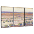 thumbnail image 1 of Elephant Stock High Desert Pastels I Wall Art - Horizontal Multi Panel Canvas - Living Room Wall Decor - Abstract Multi Panel - Orange And Beige Decor By Tim O'toole - 74" x 48", 1 of 8