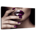 thumbnail image 1 of Elephant Stock High Fashion Nails Wall Art - Horizontal Canvas Wall Art - Living Room Wall Decor - Fashion And Beauty Canvas - Black And Brown Decor - 30" x 20", 1 of 8