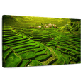 thumbnail image 1 of Elephant Stock Historic Ifugao Rice Terraces Wall Art - Horizontal Canvas Wall Art - Living Room Wall Decor - Nature Canvas - Green And Yellow Decor - 12" x 8", 1 of 8
