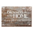 thumbnail image 1 of Elephant Stock Home Filled With Love Quote Wall Art - Horizontal Canvas Wall Art - Living Room Wall Decor - Inspirational And Typography Canvas - Brown And Gray Decor - 39" x 26", 1 of 4