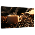 thumbnail image 1 of Elephant Stock Hot Coffee Cup Wall Art - Horizontal Canvas Wall Art - Dining Room Wall Decor - Food And Drink Canvas - Black And Orange Decor - 51" x 34", 1 of 8