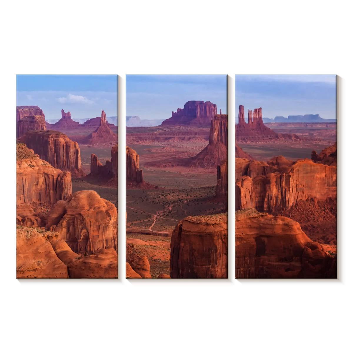 Elephant Stock Iconic Monument Valley Wall Art - Horizontal Multi Panel ...