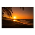 thumbnail image 1 of Elephant Stock Jacmel Beach Wall Art - Horizontal Canvas Wall Art - Living Room Wall Decor - Beach Canvas - Brown And Orange Decor - 30" x 20", 1 of 4