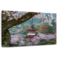 thumbnail image 1 of Elephant Stock Japan Scenery Wall Art - Horizontal Canvas Wall Art - Living Room Wall Decor - Religion And Spirituality Canvas - Brown And Pink Decor By Art Wolfe - 51" x 34", 1 of 8